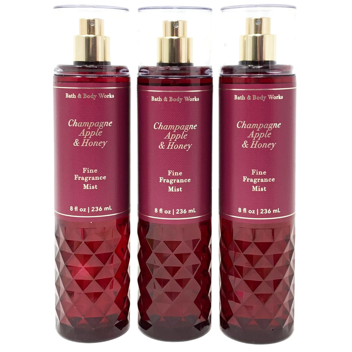 Champagne Apple & Honey Fine Fragrance Mist Trio Set B4749