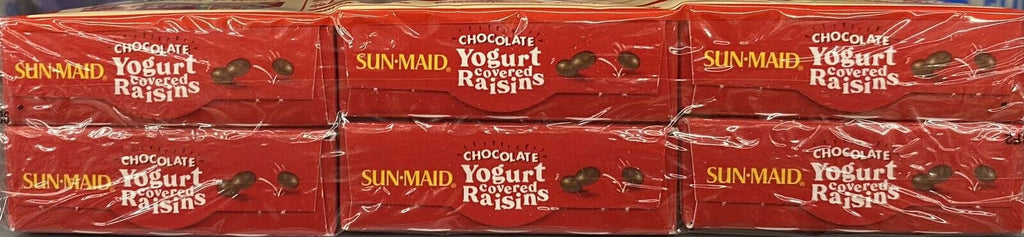 Chocolate Yogurt Covered Raisins 30 Boxes M439291