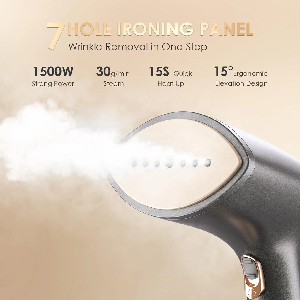 1500W Garment Steamer with 300ml Detachable Tank S6314