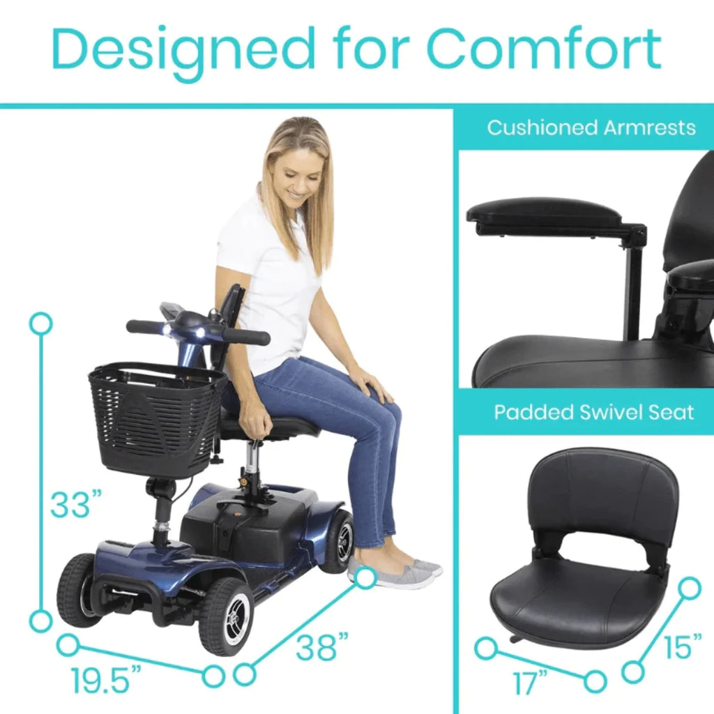4 Wheel Battery Powered Mobility Scooter E287