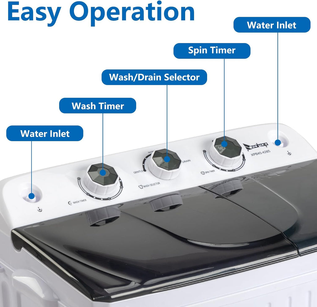 20LBS Compact Mini Twin Tub Washer Y233
