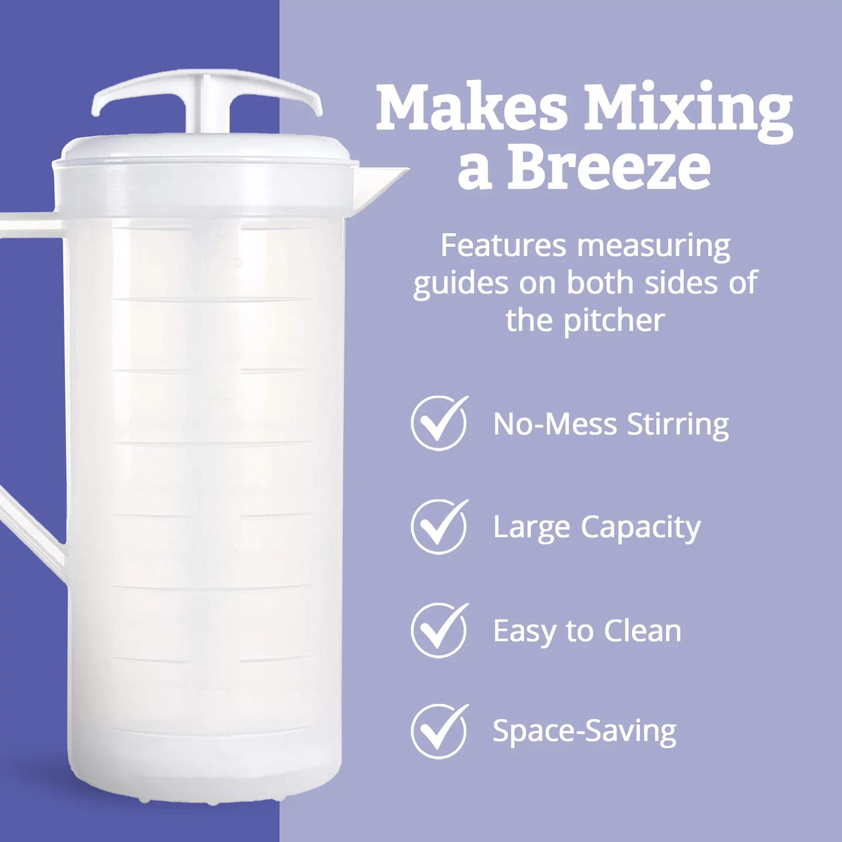 White Mixing Pitcher D41519
