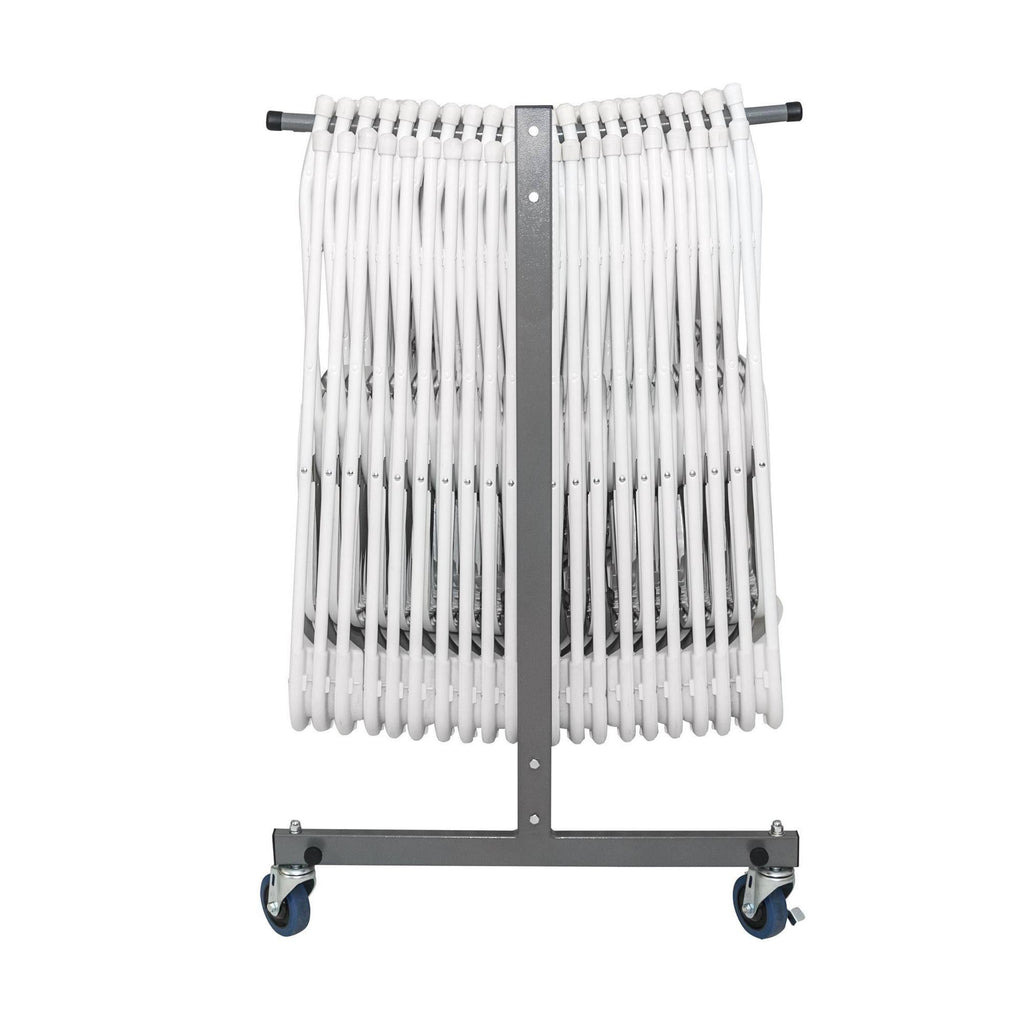Gray Heavy Duty Folding Chair Trolley Cart A690870