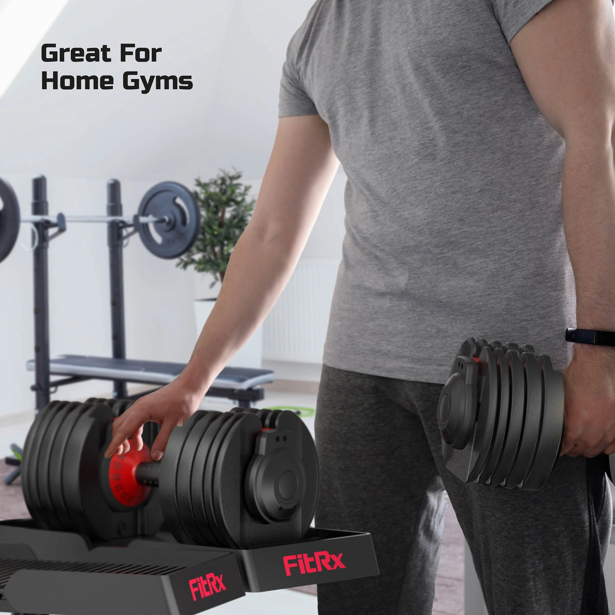 Adjustable Dumbbell 5-52.5 lbs Black N11780