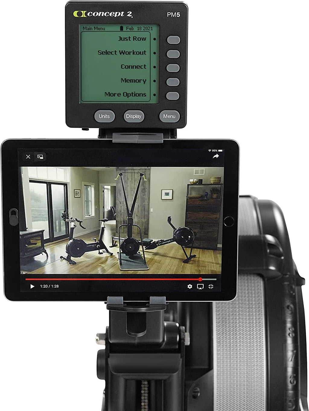 Indoor Rowing Machine with PM5 Performance Monitor F33669