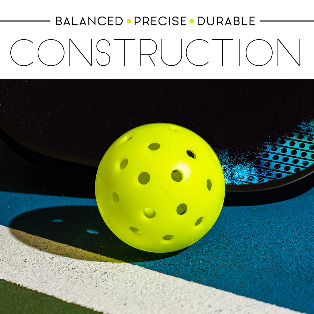 6 Pack Regulation Size Outdoor Pickleballs Q15973