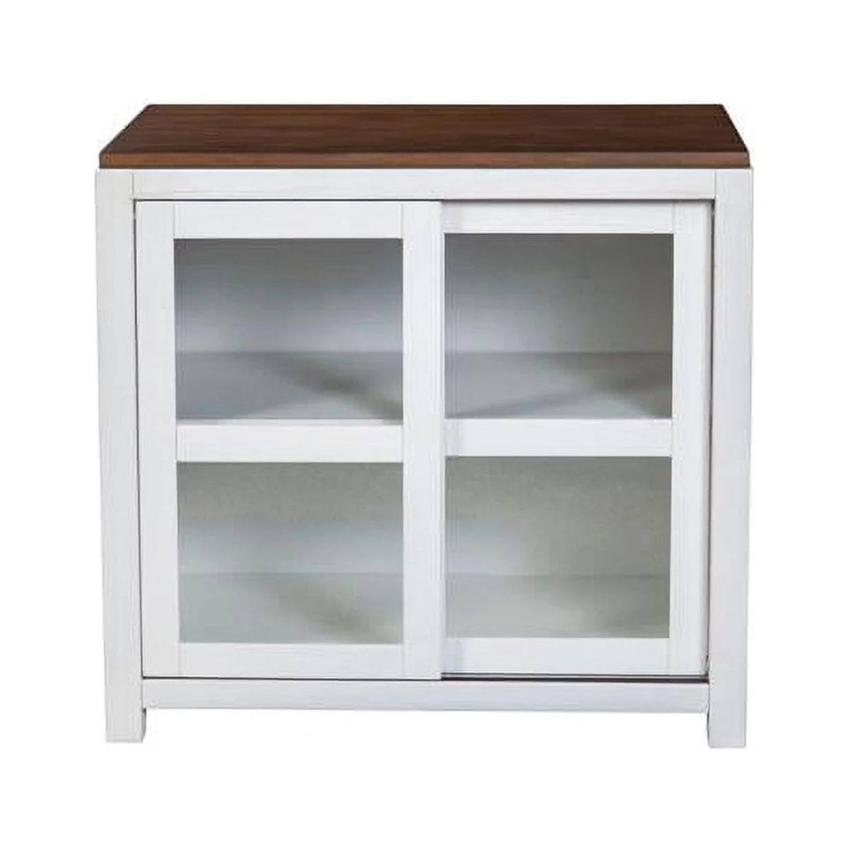 Small Two-Tone Display Cabinet C913