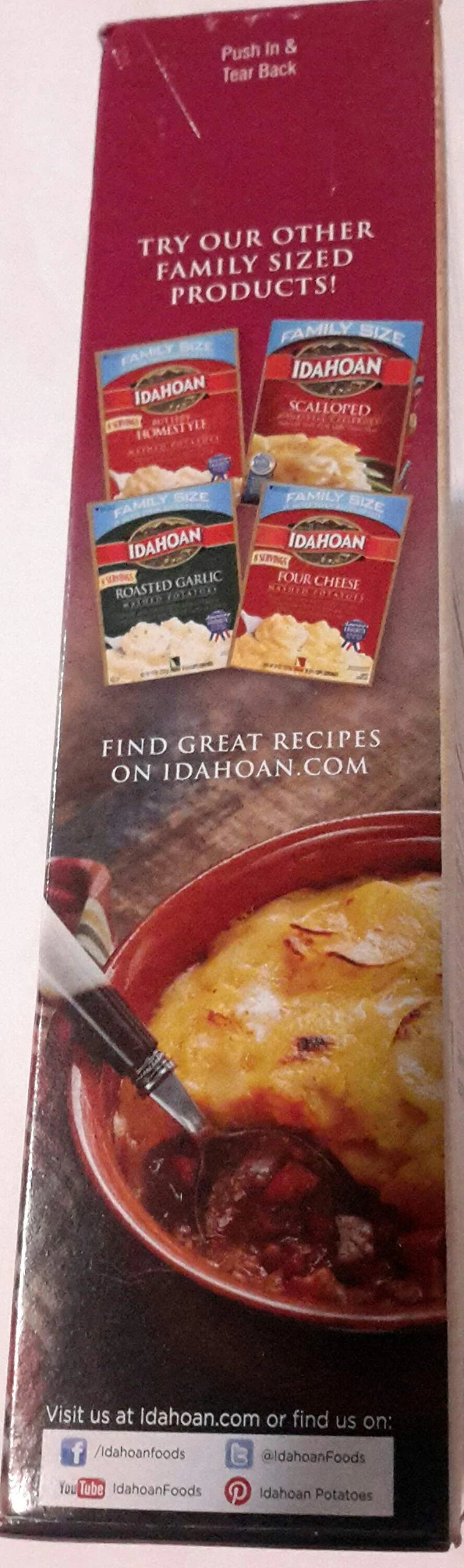Au Gratin Casserole Family Size (Pack of 10) E1539