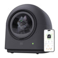 Dark Grey Self Cleaning Cat Litter Box M302956