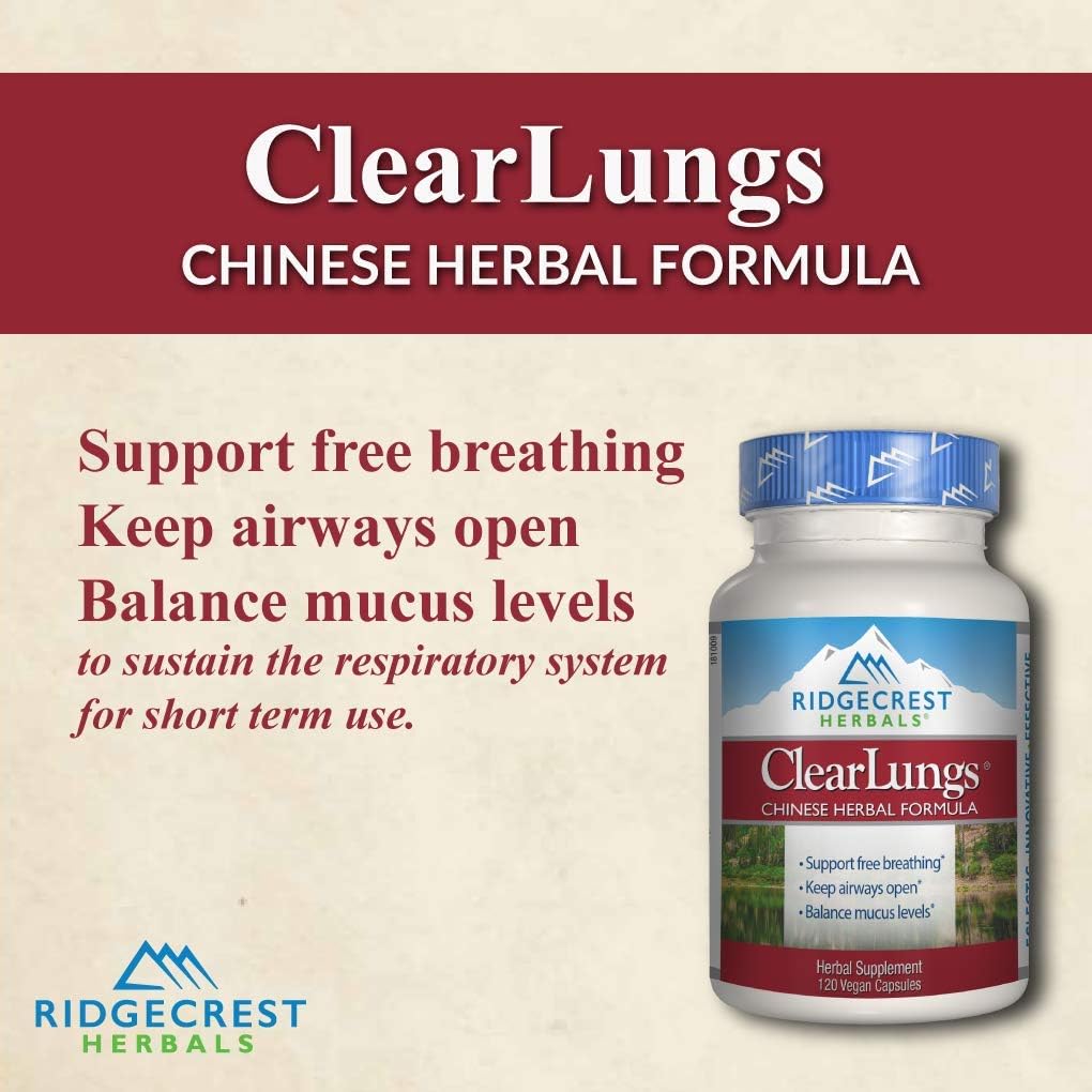 120 Vegetarian Capsules Herbal Breathing Support C251798