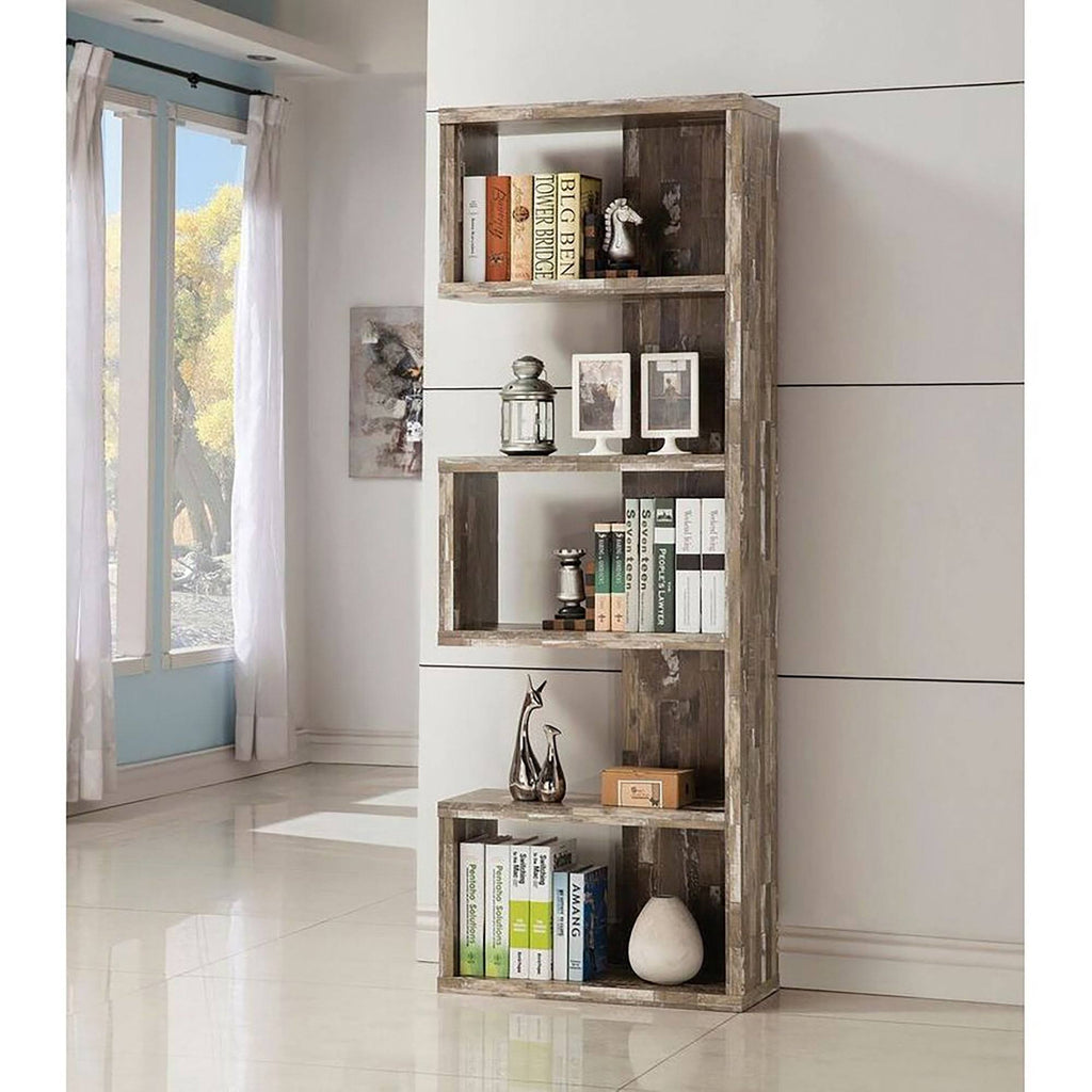 Brown Wood Finish Bookcase I48873
