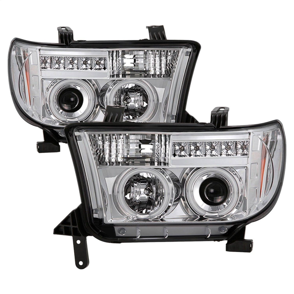 Chrome Ccfl Halo Projector Headlights N36291