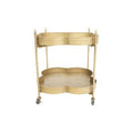 Antiqued Brass Bar Cart J5596