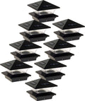 8 Pack Black Solar LED Post Cap Light for 4 x 4 Wood Posts T897