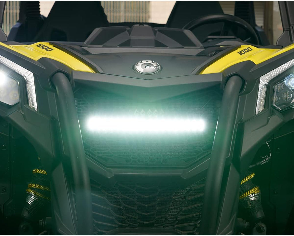 Front Mesh Grill with LED Light Bar for Maverick Trail Z9298
