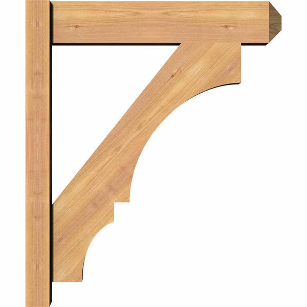 5 1/2x22W x 22x22D x 26x22H Western Red Cedar Craftsman Outlooker K111260