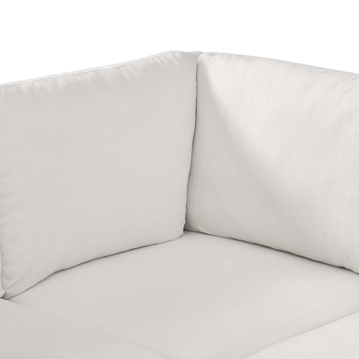 White Convertible L Shaped Sofa O17630