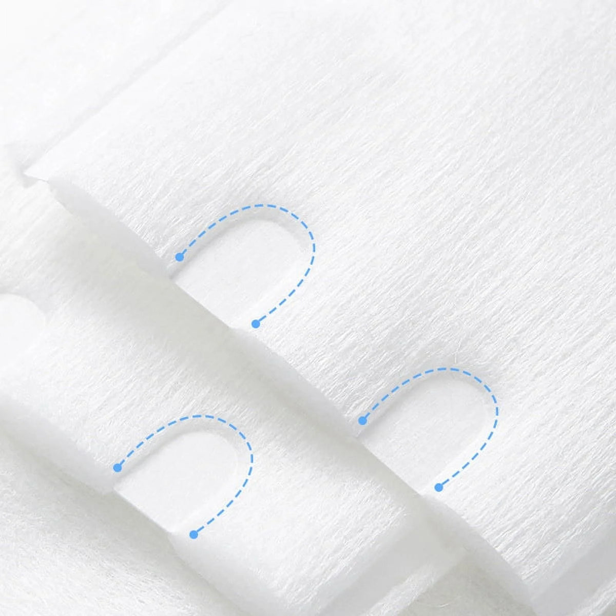 Lint-Free Square Cotton Pads 1080 PCS J854