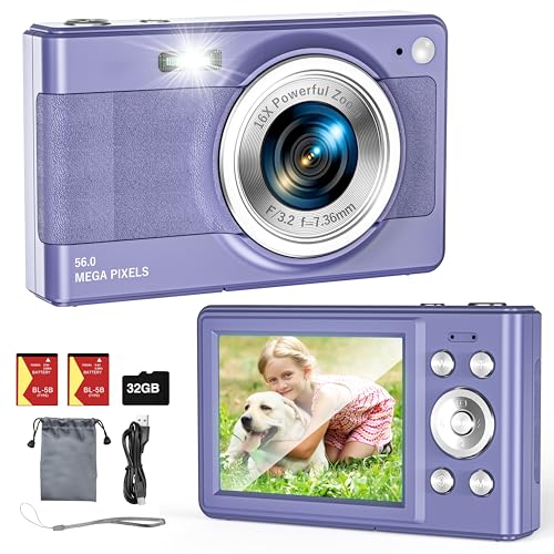 56MP FHD 1080P Compact Digital Camera with 16x Zoom Anti Shake V433451