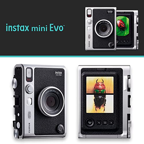 Black Hybrid Instant Camera Bundle with Instant Film M982
