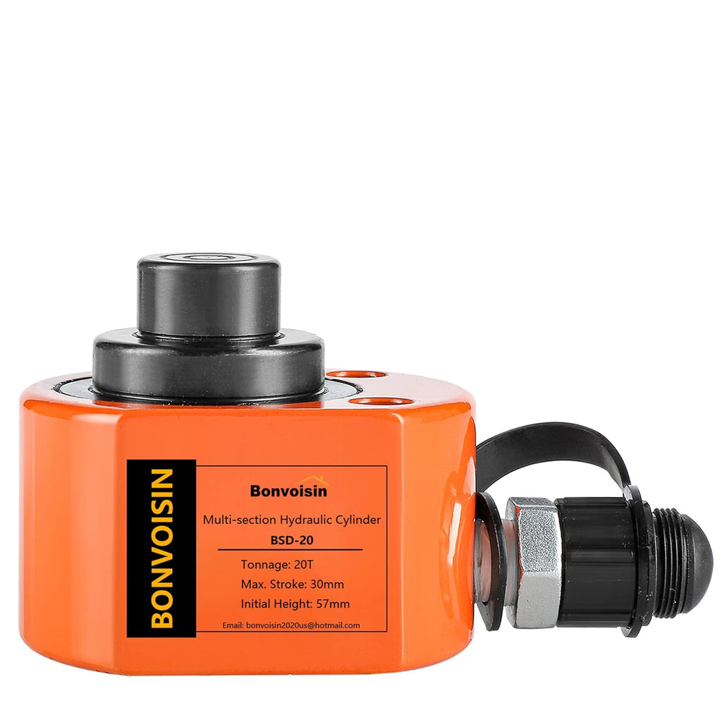 20T Hydraulic Cylinder Jack Porta Power Mini Hydraulic Ram Multi-Acting Low Profile Lifting Cylinders R5191