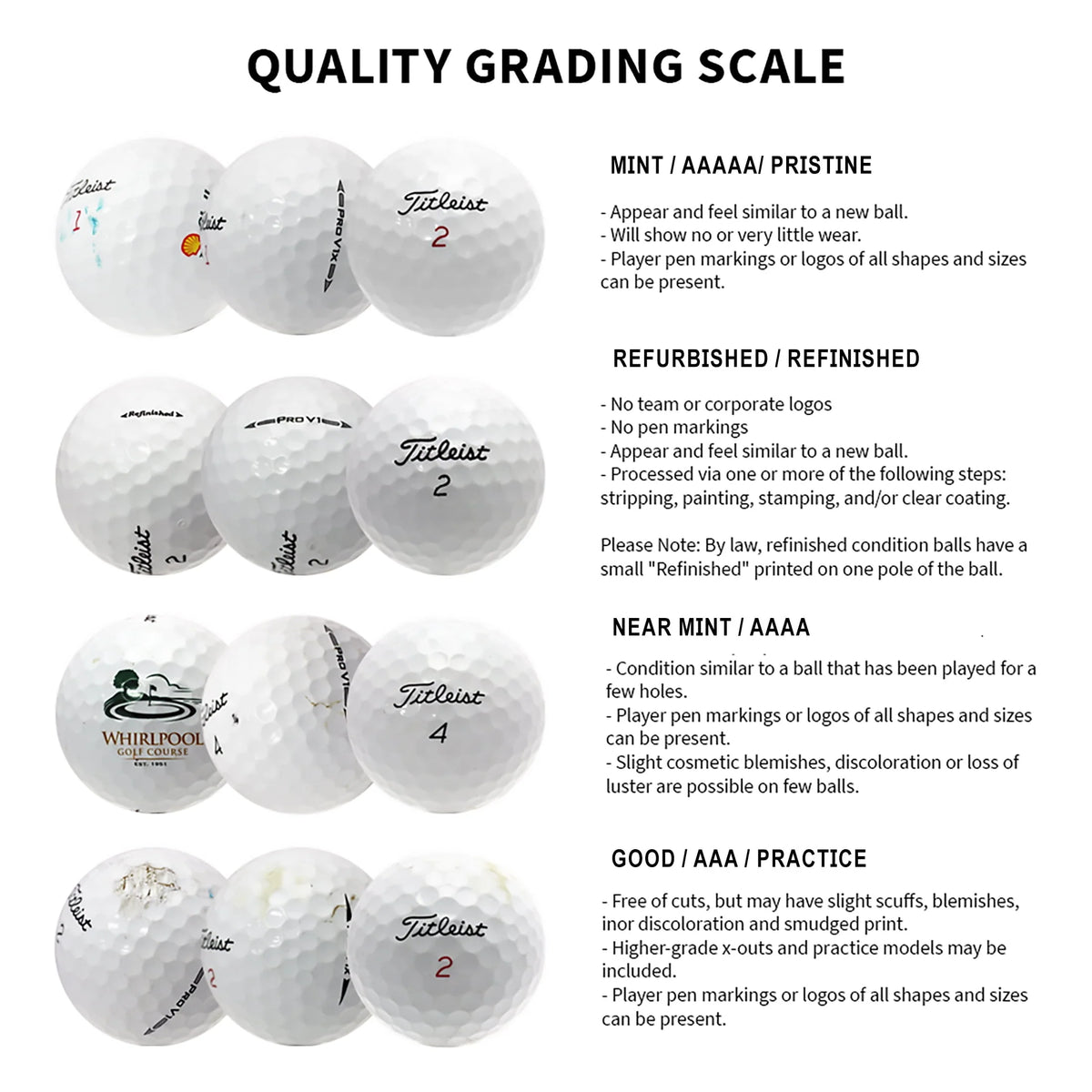 White 48 Pack Golf Balls K11037