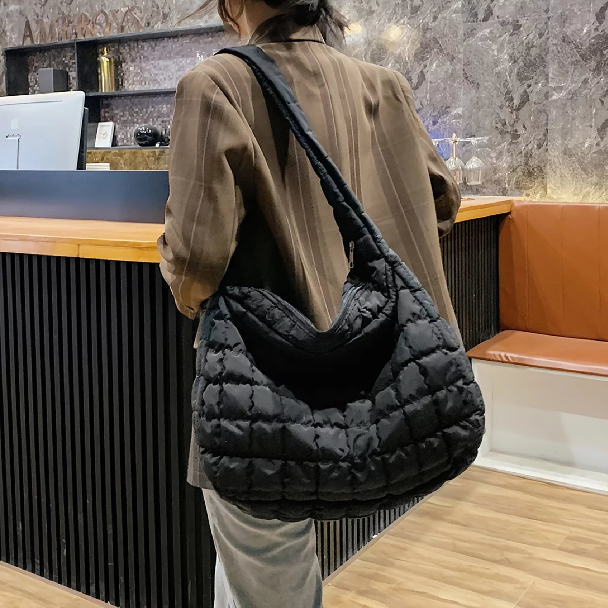 Quilted Cotton Tote Bag E227090