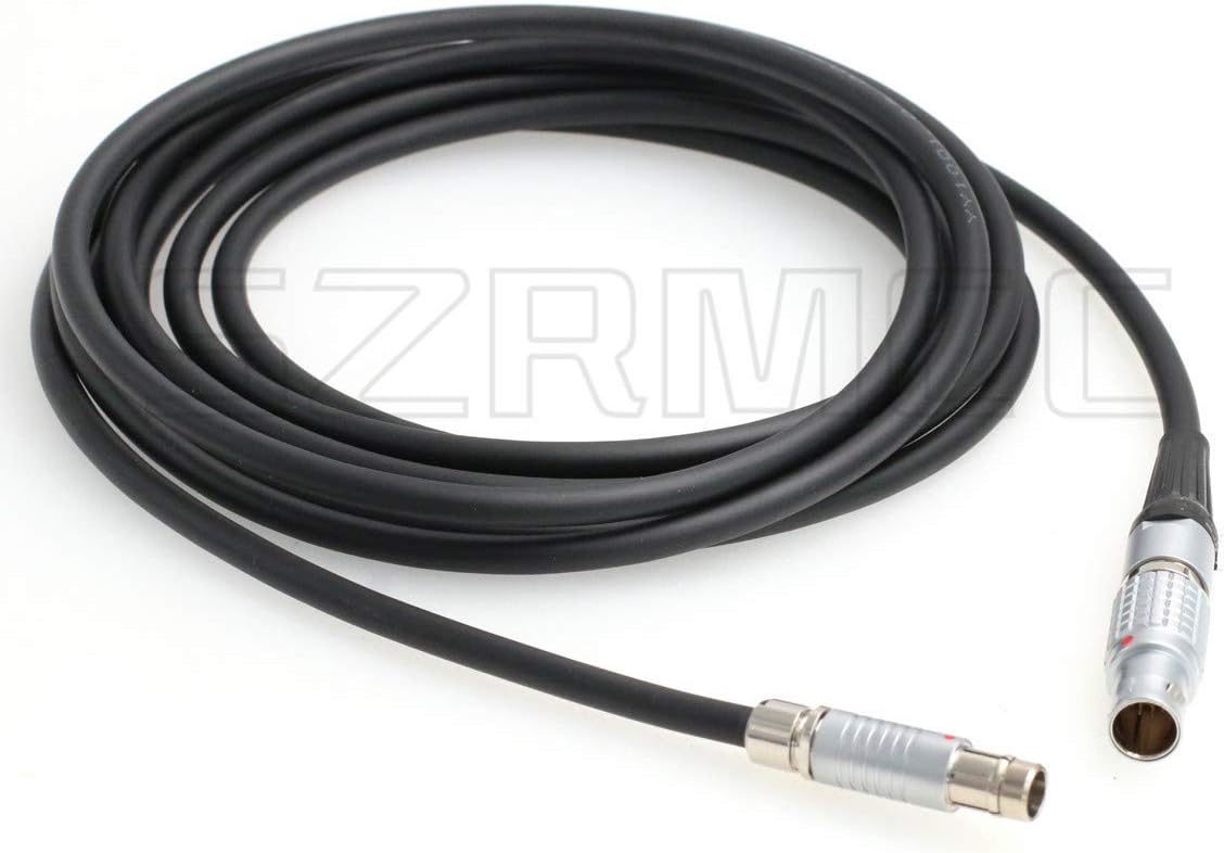 10 Pin to Fischer 3 Pin Run/Stop Power Cable for Camera (Right Angle) Pack of 2 S277390