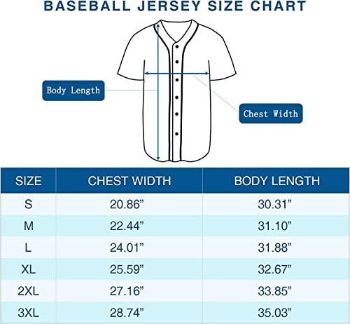 Mens Baseball Jersey Button Down Short Sleeve Shirts U91273