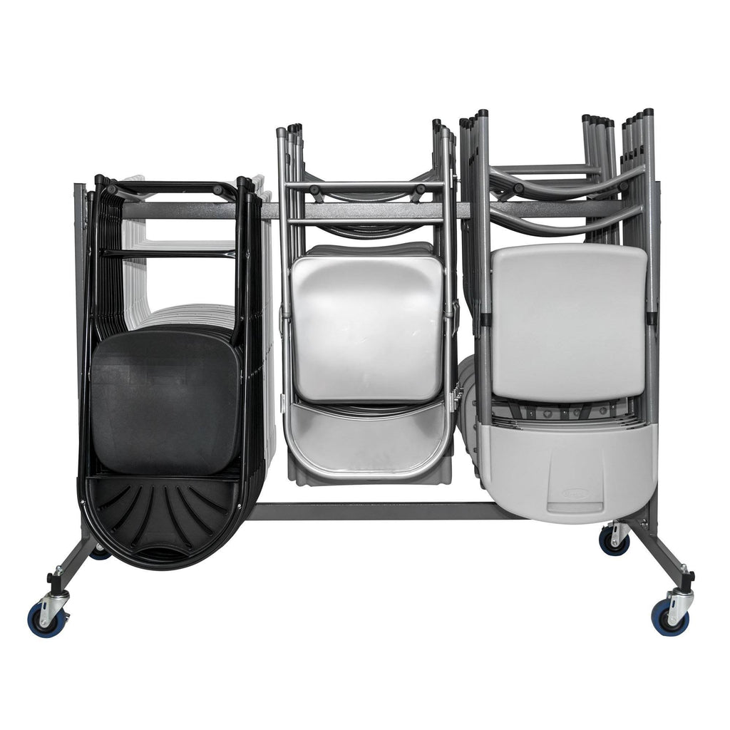 Gray Heavy Duty Folding Chair Trolley Cart A690870