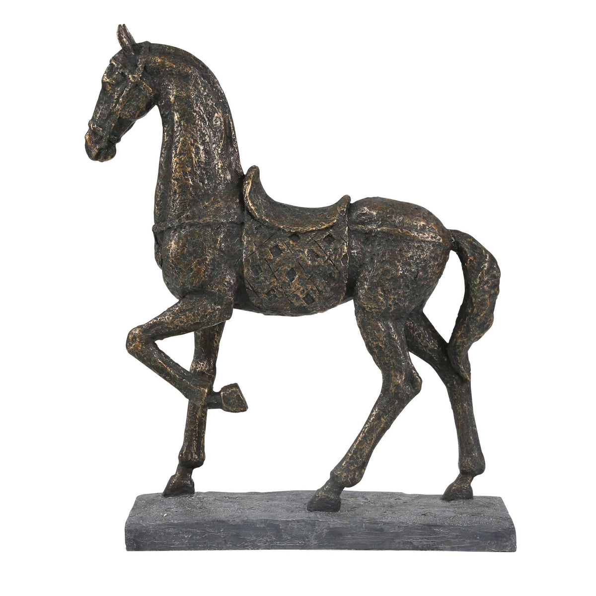 Bronze Polyresin Horse Q56615