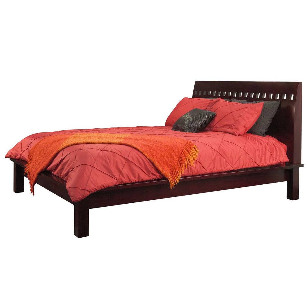 Cal King Platform Bed in Espresso Mahogany O537493