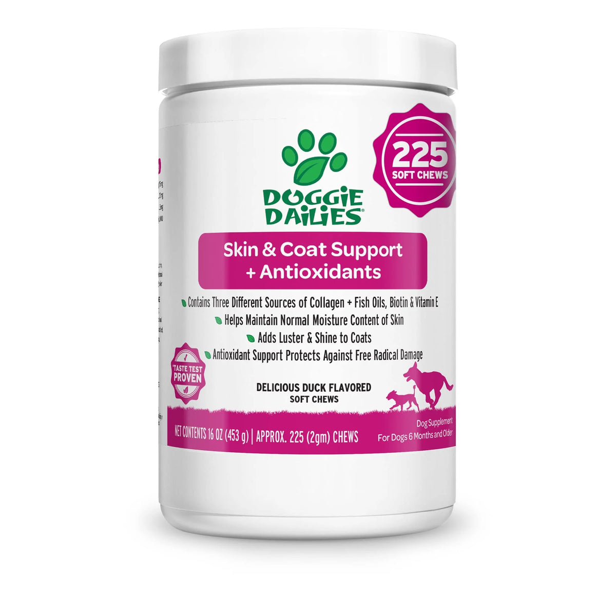 225 Soft Chews Salmon Oil Skin and Coat Supplement P308914