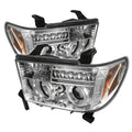 Chrome Ccfl Halo Projector Headlights N36291