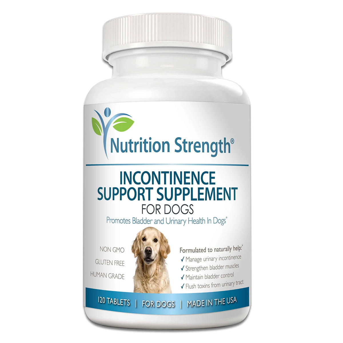 Dog Incontinence Support 120 Chewable Tablets S715