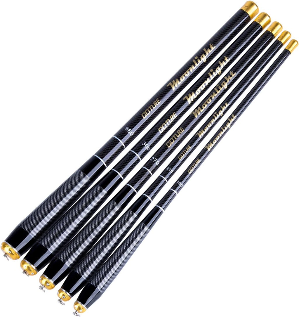 Telescopic Ultralight Carbon Fiber Travel Fishing Rod V14840
