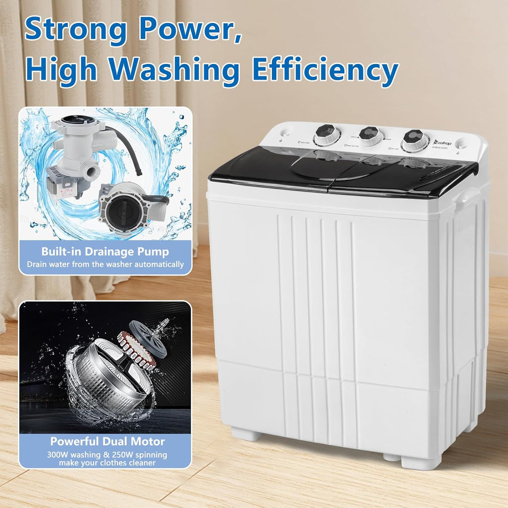 20LBS Compact Mini Twin Tub Washer Y233