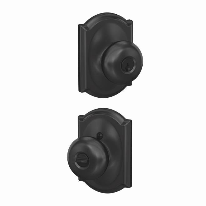 Matte Black Keyed Entry Lock H3783