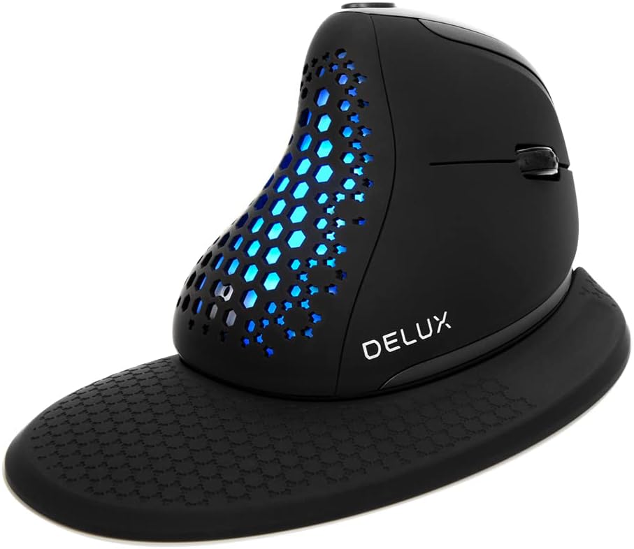 Wireless Ergonomic Vertical Mouse with OLED Screen, 7200DPI, Rechargeable B63519