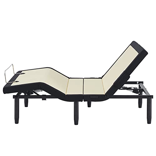 Full Adjustable Bed Frame with Back Massage and Wireless Remote C1870
