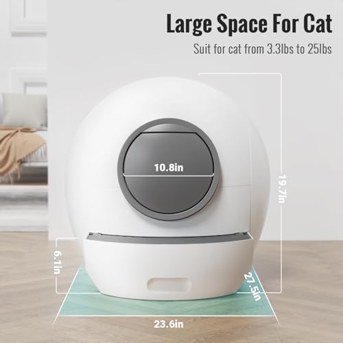 60L Automatic Self Cleaning Cat Litter Box T932