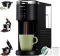 Black 3 in 1 Pod Coffee Maker with 40oz Removable Water Reservoir E399