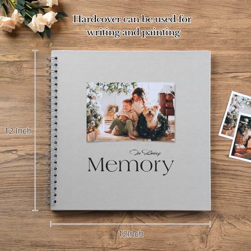 10 x 10 Inch 40 Pages Hardcover Kraft Paper Scrapbook Album S862923
