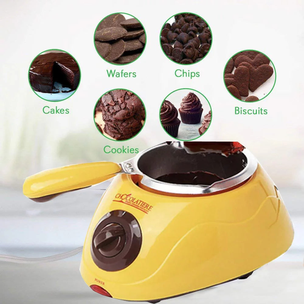 Chocolate Melting Warming Fondue Set with Removable Pot I251
