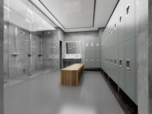 5 Door 72 inch Steel Storage Locker X792928
