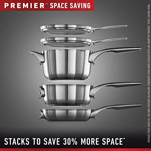 10-Piece Stainless Steel Cookware Set H137594