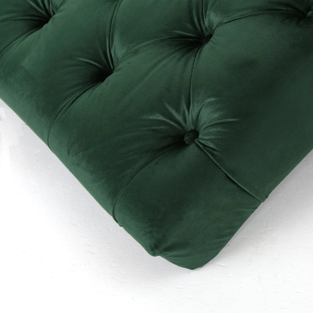 Emerald Velvet Chaise Lounge W438
