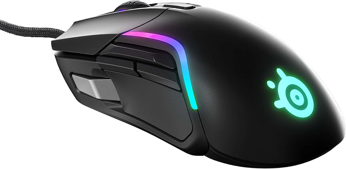 Black Gaming Mouse with 9 Programmable Buttons C448042