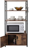 4 Tier Kitchen Baker's Rack with 8 Hooks B381