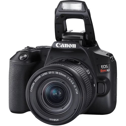 Black DSLR Camera with 18-55mm Lens W77510